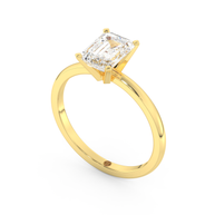 Yellow gold - Central diamond 1.5 ct - view 1