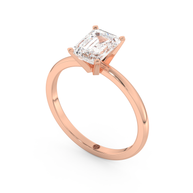 Rose gold - Central diamond 1.5 ct - view 1