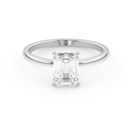 White gold - Central diamond 1.5 ct - view 2