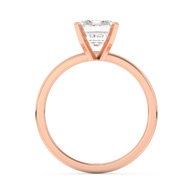 Rose gold - Central diamond 2.0 ct - view 6