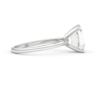 White gold - Central diamond 2.0 ct - view 3