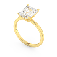 Yellow gold - Central diamond 3.0 ct - view 1