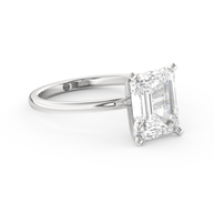 White gold - Central diamond 3.0 ct - view 3