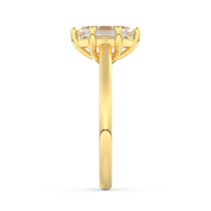 Yellow gold - Central diamond 2.0 ct - view 7