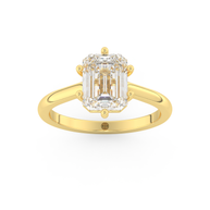 Yellow gold - Central diamond 2.0 ct - view 8