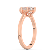 Rose gold - Central diamond 2.0 ct - view 5