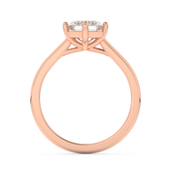 Rose gold - Central diamond 2.0 ct - view 6