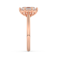 Rose gold - Central diamond 2.0 ct - view 7