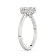 White gold - Central diamond 2.0 ct - view 5