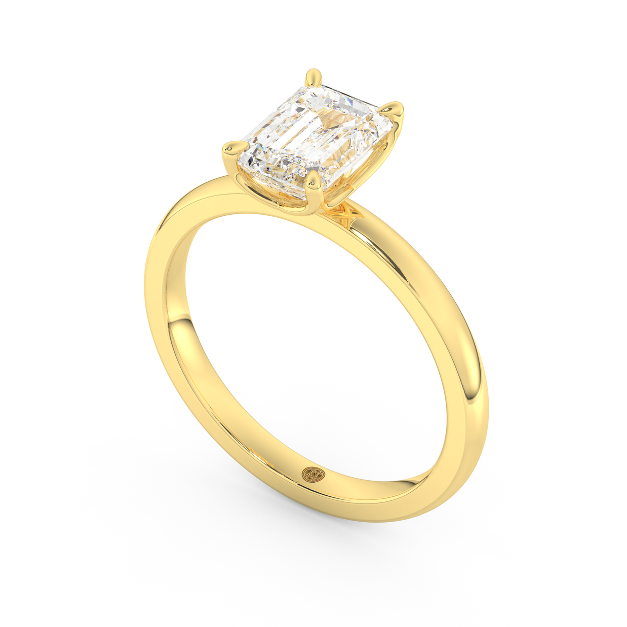 Yellow gold - Central diamond 1.5 ct - view 1