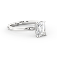 White gold - Central diamond 1.5 ct - view 3