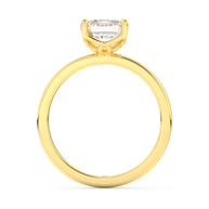 Yellow gold - Central diamond 2.0 ct - view 6