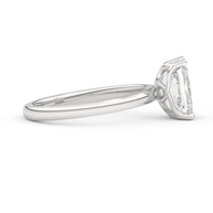 White gold - Central diamond 2.0 ct - view 3