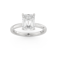 White gold - Central diamond 2.0 ct - view 8