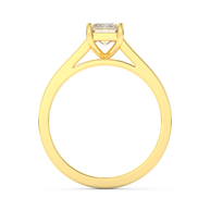 Yellow gold - Central diamond 1.0 ct - view 6