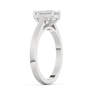 White gold - Central diamond 1.0 ct - view 5