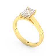 Yellow gold - Central diamond 1.5 ct - view 1