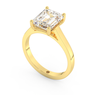 Yellow gold - Central diamond 3.0 ct - view 1