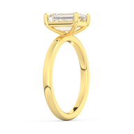Yellow gold - Central diamond 2.0 ct - view 5