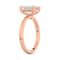 Rose gold - Central diamond 2.0 ct - view 5