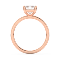 Rose gold - Central diamond 2.0 ct - view 6