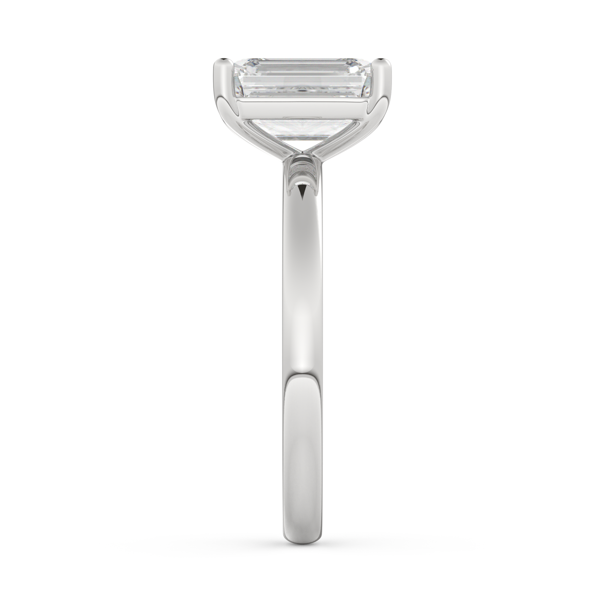 White gold - Central diamond 2.0 ct - view 7