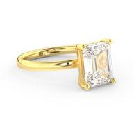 Yellow gold - Central diamond 3.0 ct - view 3