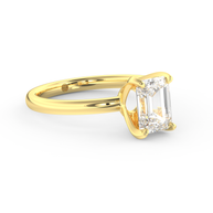 Yellow gold - Central diamond 1.5 ct - view 3