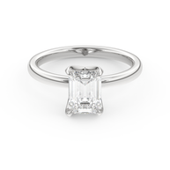 White gold - Central diamond 1.5 ct - view 2