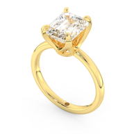 Yellow gold - Central diamond 3.0 ct - view 1