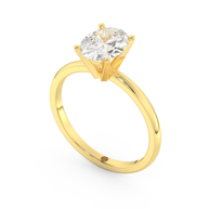 Yellow gold - Central diamond 1.5 ct - view 1