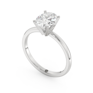 White gold - Central diamond 1.5 ct - view 1