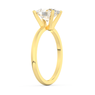 Yellow gold - Central diamond 2.0 ct - view 5