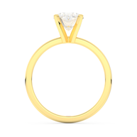 Yellow gold - Central diamond 2.0 ct - view 6