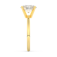Yellow gold - Central diamond 2.0 ct - view 7