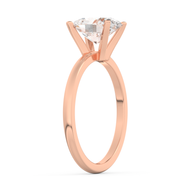Rose gold - Central diamond 2.0 ct - view 5