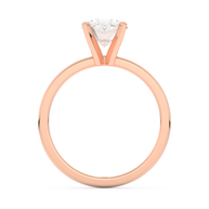 Rose gold - Central diamond 2.0 ct - view 6