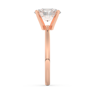 Rose gold - Central diamond 2.0 ct - view 7
