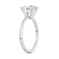 White gold - Central diamond 2.0 ct - view 5
