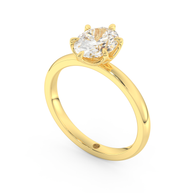 Yellow gold - Central diamond 1.5 ct - view 1