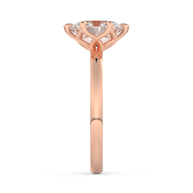 Rose gold - Central diamond 2.0 ct - view 7