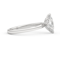 White gold - Central diamond 2.0 ct - view 3