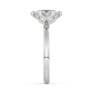 White gold - Central diamond 2.0 ct - view 7