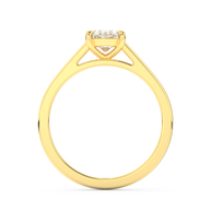 Yellow gold - Central diamond 1.0 ct - view 6