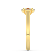 Yellow gold - Central diamond 1.0 ct - view 7