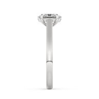 White gold - Central diamond 1.0 ct - view 7