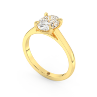 Yellow gold - Central diamond 1.5 ct - view 1