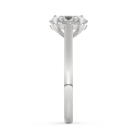White gold - Central diamond 2.0 ct - view 7