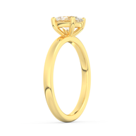 Yellow gold - Central diamond 1.0 ct - view 5