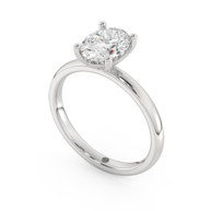 White gold - Central diamond 1.5 ct - view 1